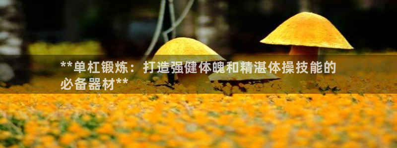 耀世平台日7O777：**单杠锻炼：打造强健体魄和精