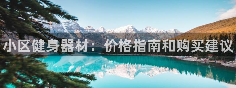 耀世娱乐赢咖APP：小区健身器材：价格指南和购买建议