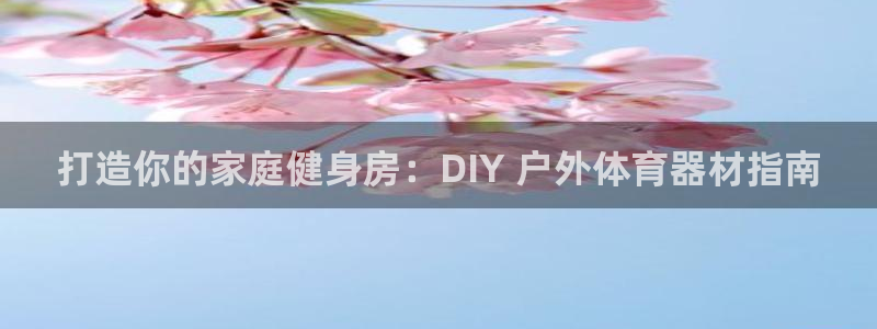 耀世娱乐总代理是谁：打造你的家庭健身房：DIY 户外