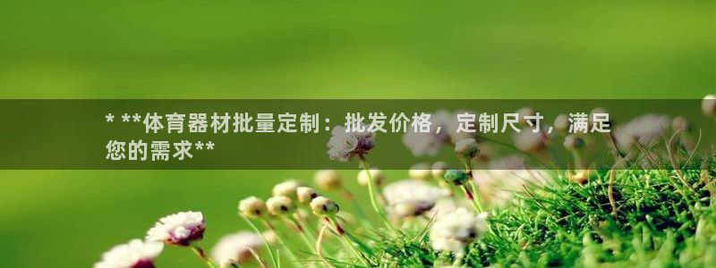 耀世平台主管：* **体育器材批量定制：批发价格，定