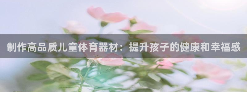 耀世娱乐官网网站入口：制作高品质儿童体育器材：提升孩