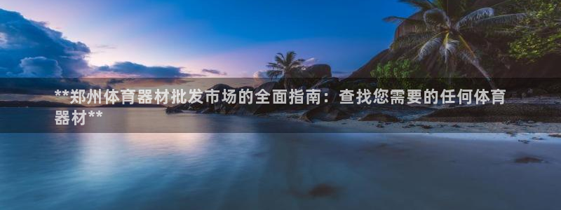 耀世集团王大聪：**郑州体育器材批发市场的全面指南：