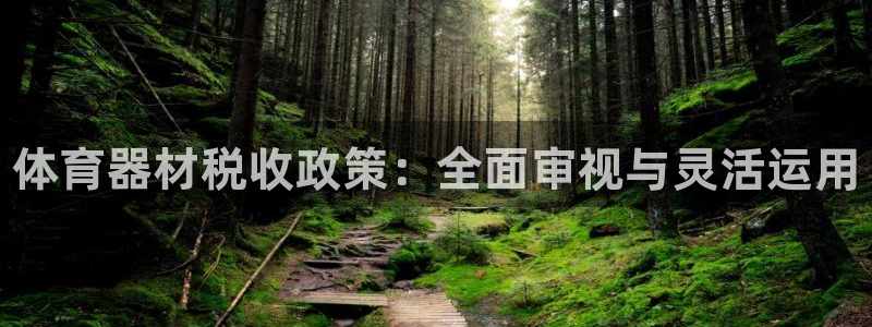 耀世挑战怎么过：体育器材税收政策：全面审视与灵活运用